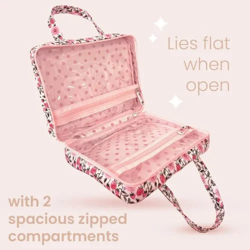 Cath Kidston Wash Bag | Strawberry Pink Red