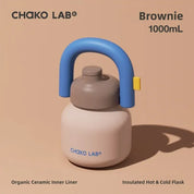 Chako Lab Linlin Kettle Drink Bottle Ceramic Coating | Brownie