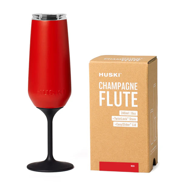 Huski Champagne Flute | Red