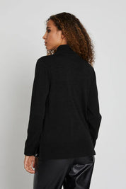 Bruuns Bazaar Charlene Roll Neck Knit | Black