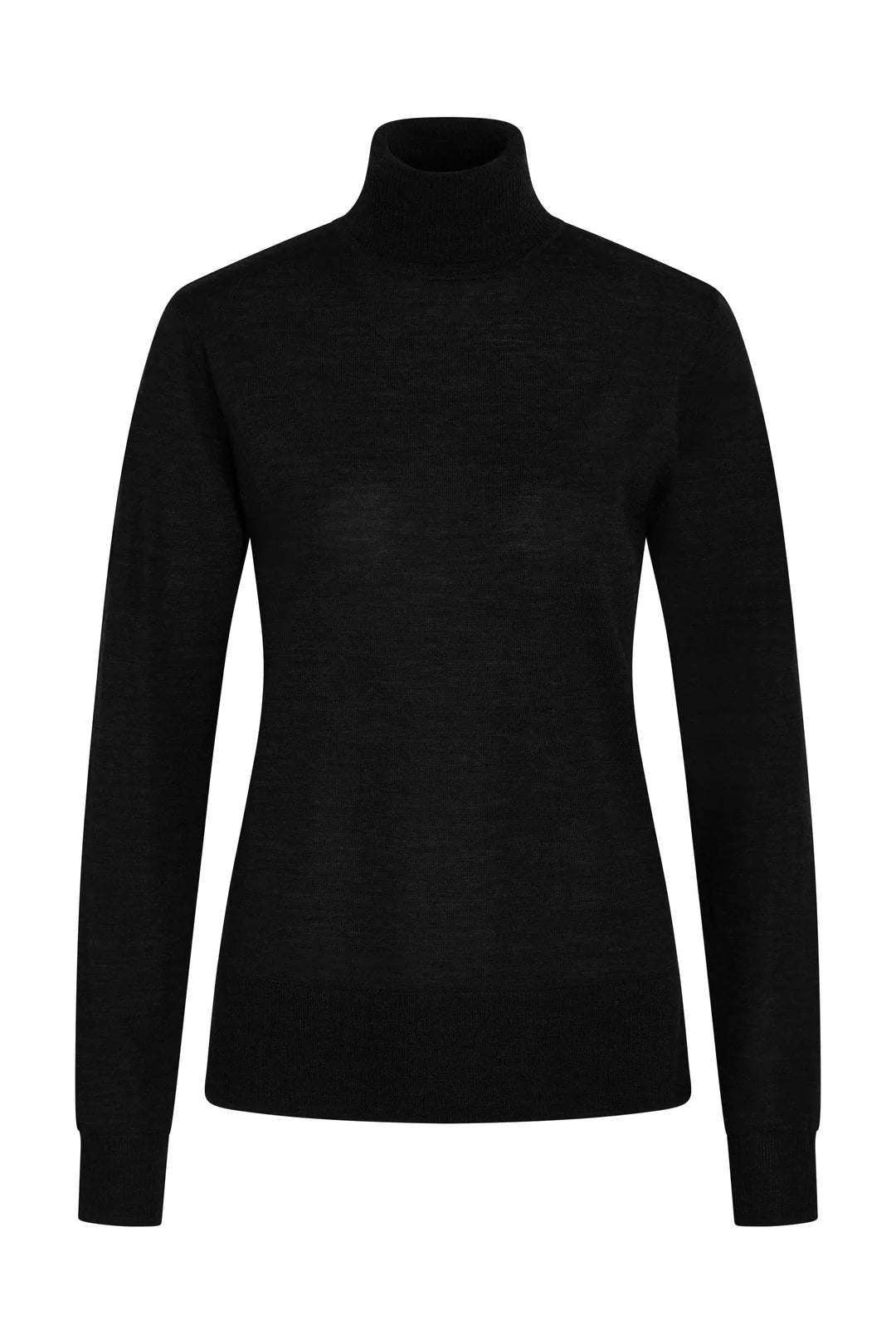 Bruuns Bazaar Charlene Roll Neck Knit | Black
