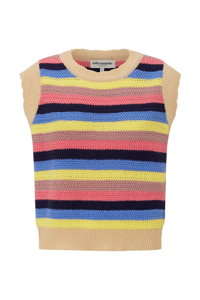 Lollys Laundry Chicago Knit Vest | Multi
