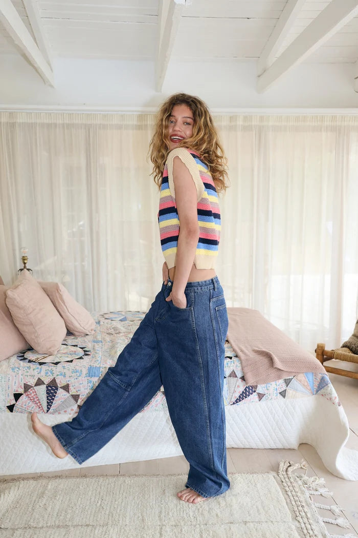 Lollys Laundry Chicago Knit Vest | Multi