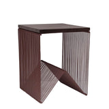 Ico Traders Willowby Walnut Side Table | Chocolate Red Walnut