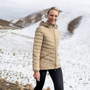 Moke Cushla Packable Puffer Down Jacket | Palomino