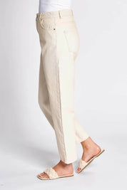 Zhrill Iza Barrel Leg Pant | Off White