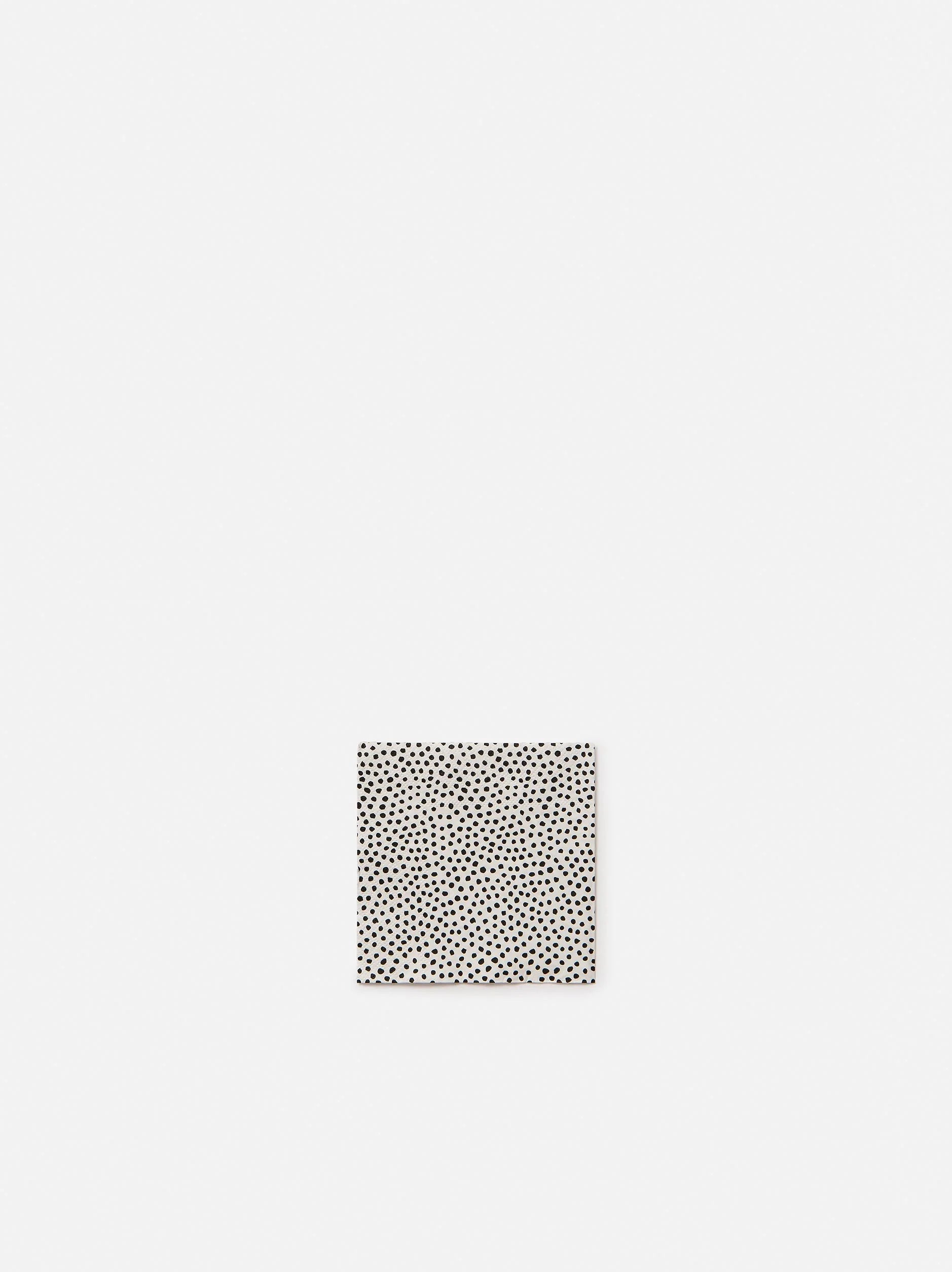 Citta Pois Napkin | White Black