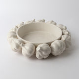 Ceramic Garlic Bowl | White