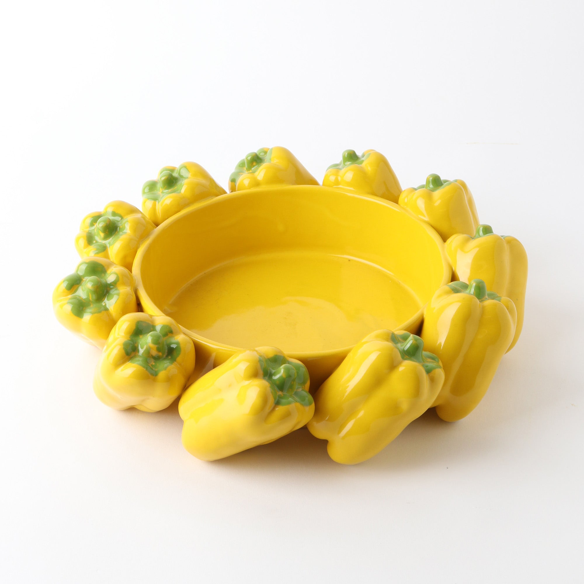 Ceramic Bell Pepper Bowl | Yellow