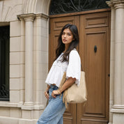 Tassel Shopper | Sand