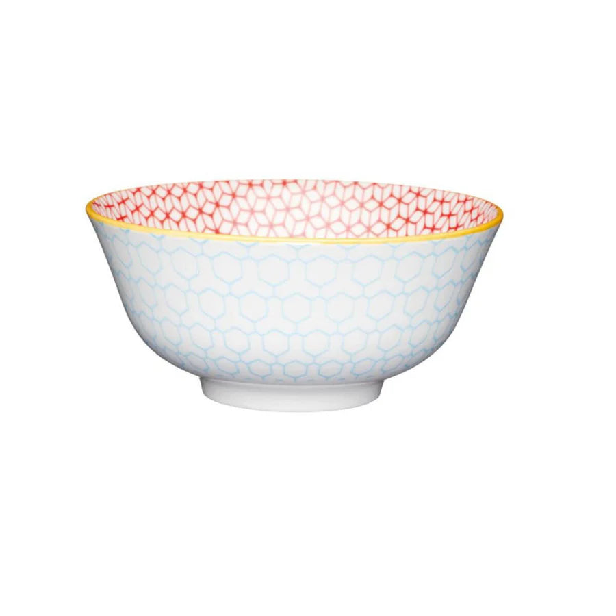 Mikasa Does it All Bowl | 15.7cm Geometric Blue