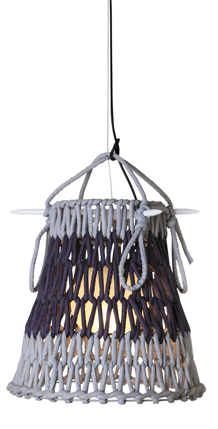 Cobonpue Knottee Hanging Lamp | Grey Multi