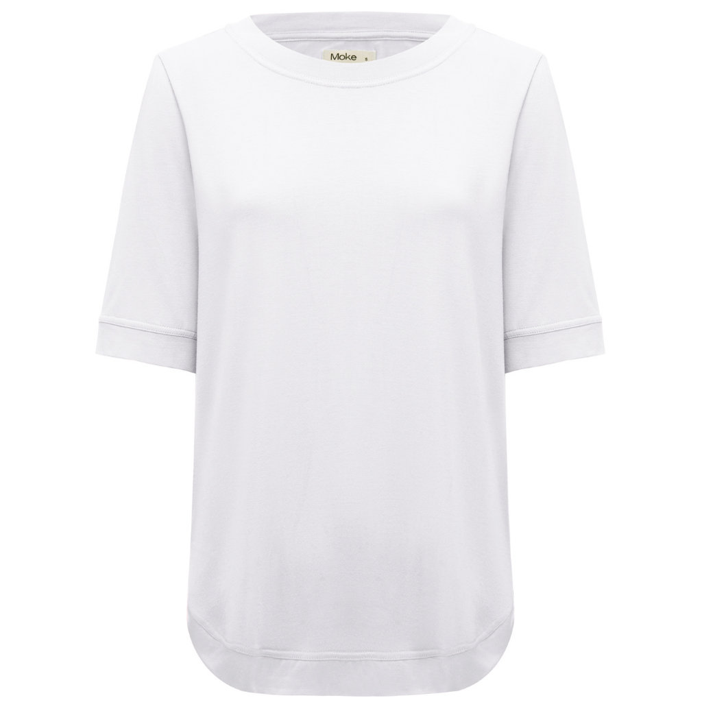 Moke Ruby Tee | White