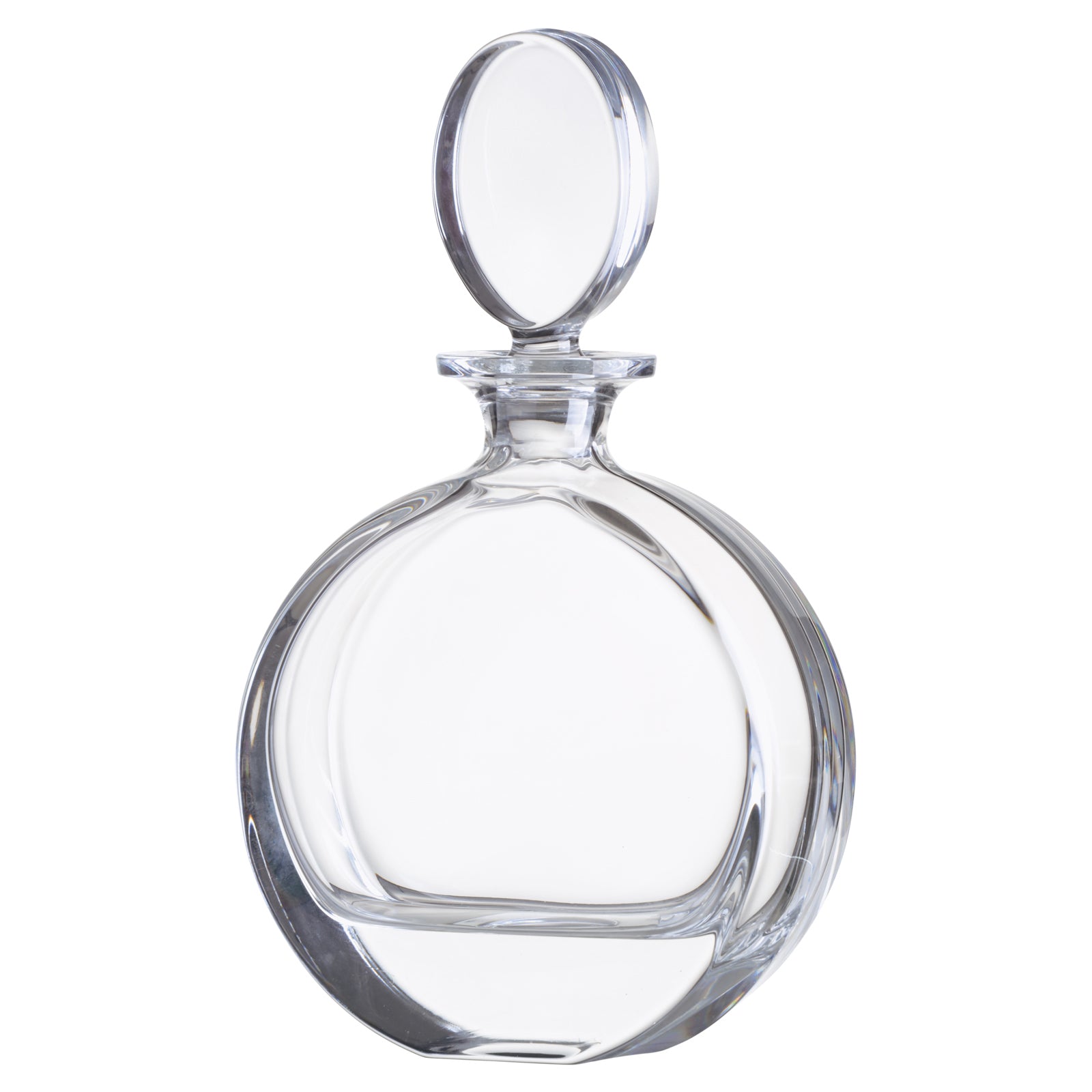 Bohemia Crystal Plain Disc Decanter | 650ml
