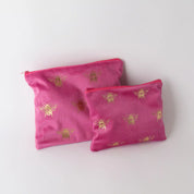 Velvet Bee Toilet Bag Pink Gold | Large