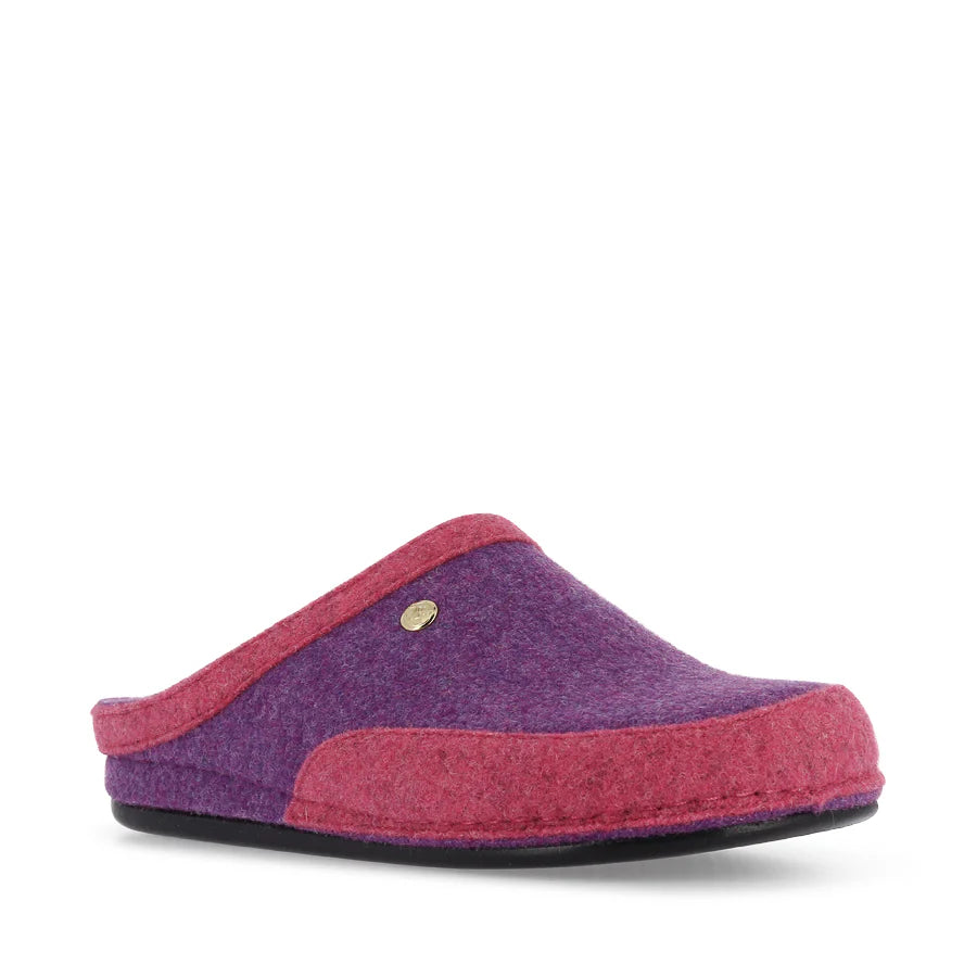 Dr Feet Hoola Slipper | Purple Mix