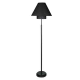 Le Forge Double Shade Floor Lamp | Black 160cm