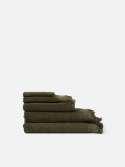 Citta Ribbed Hand Towel | Ivy