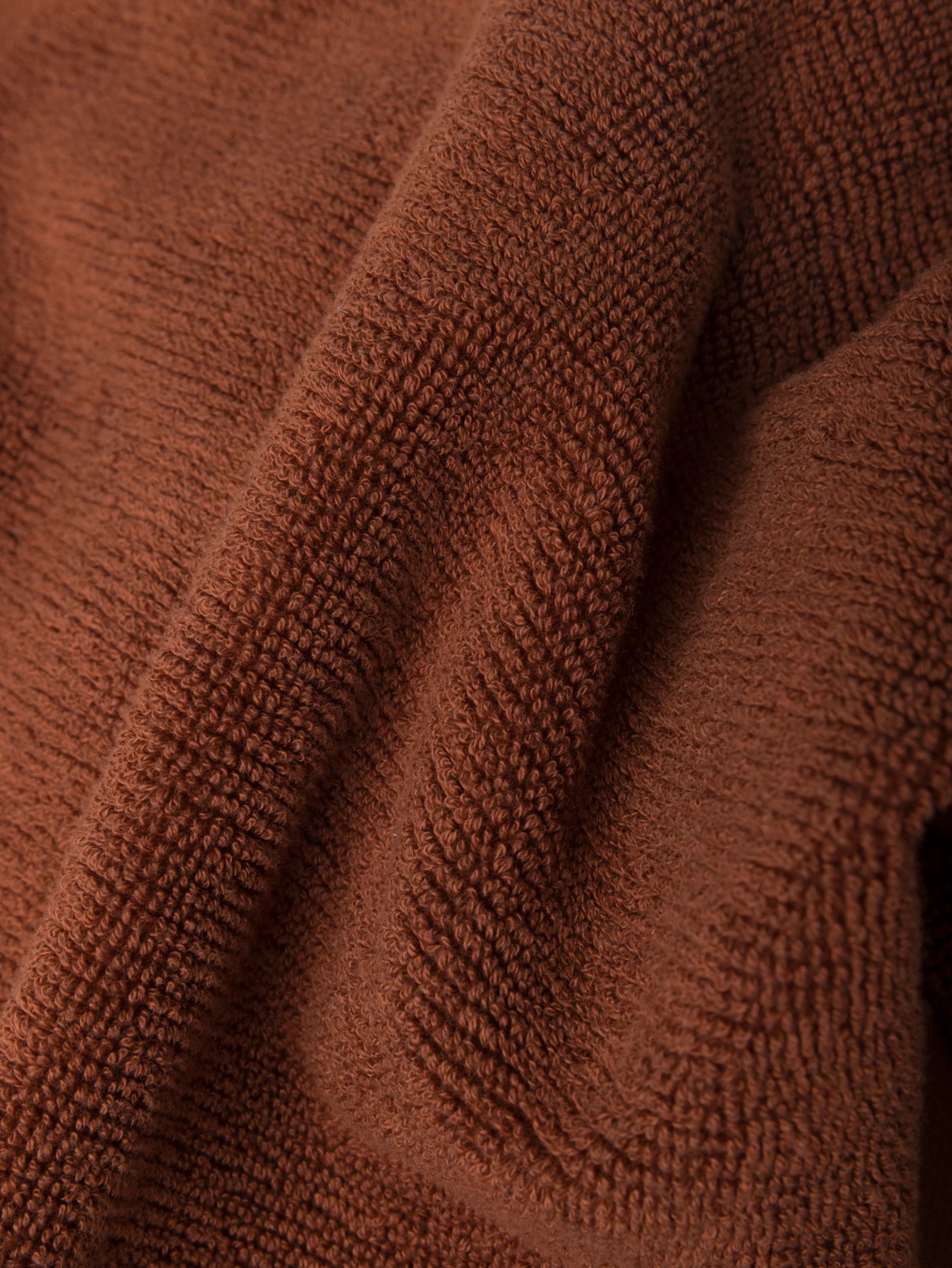 Citta Ribbed Hand Towel | Paprika