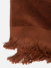 Citta Ribbed Hand Towel | Paprika