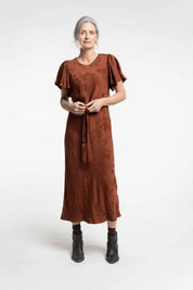 New Lands Devon Dress | Cinnamon