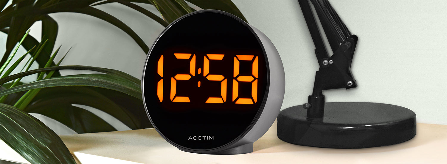Acctim Giro Alarm Clock | Black