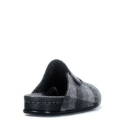 Dr Feet Heath Mens Slipper | Grey Tartan