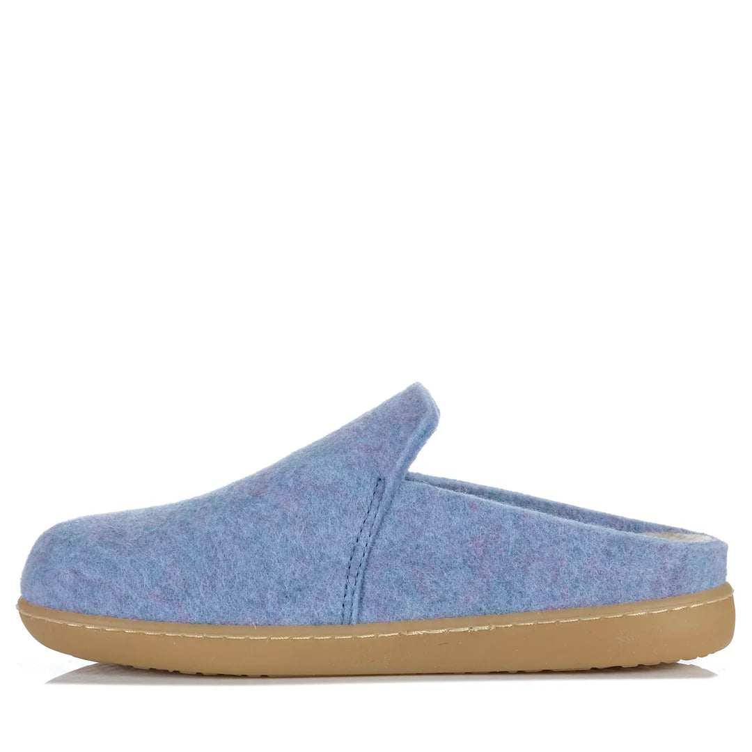Dr Feet Hoops Slippers | Blue