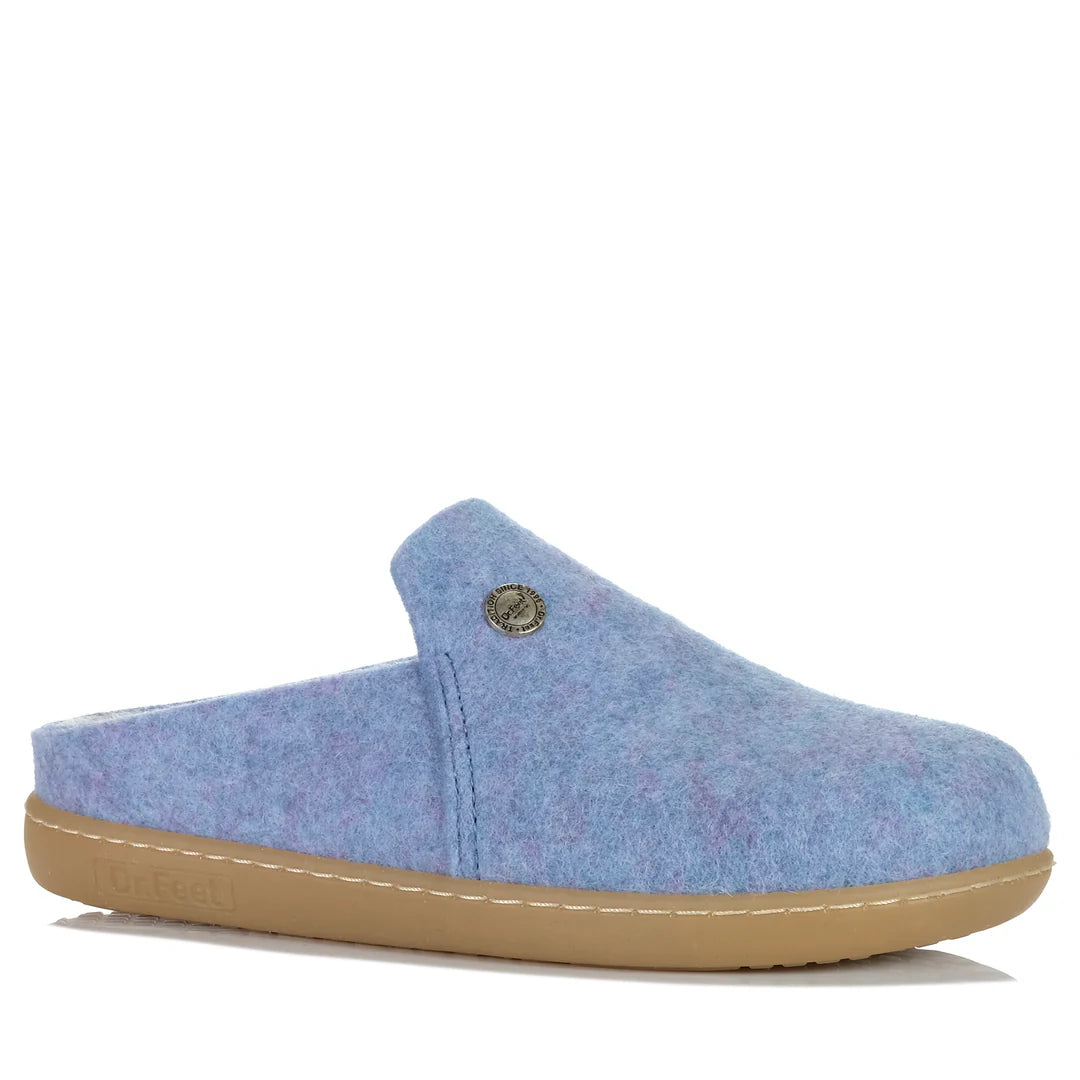 Dr Feet Hoops Slippers | Blue