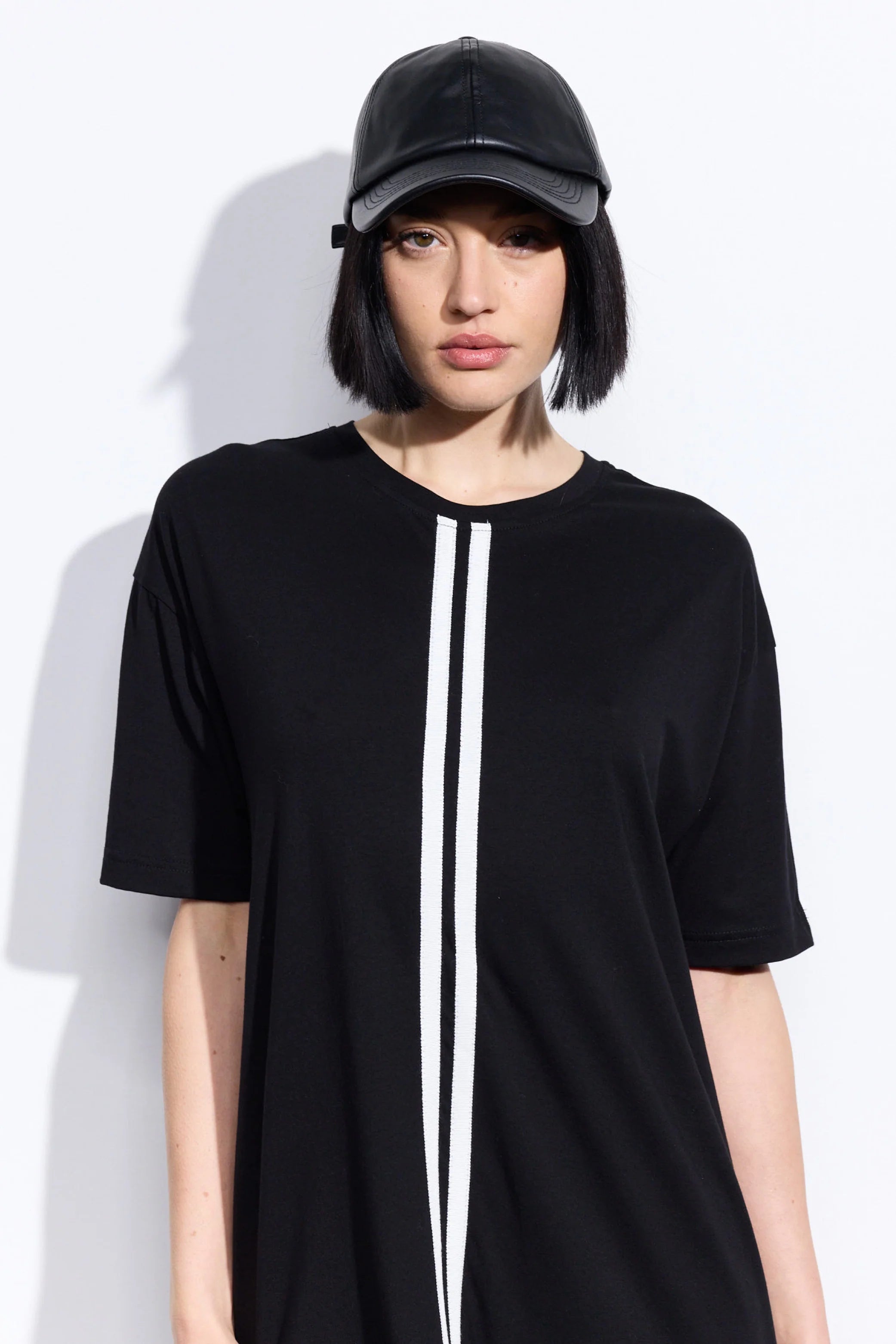 Dref by D Solange T-shirt Dress | Black White