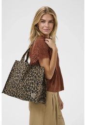 St Tropez Pansy Bag | Tigers Eye Leopard