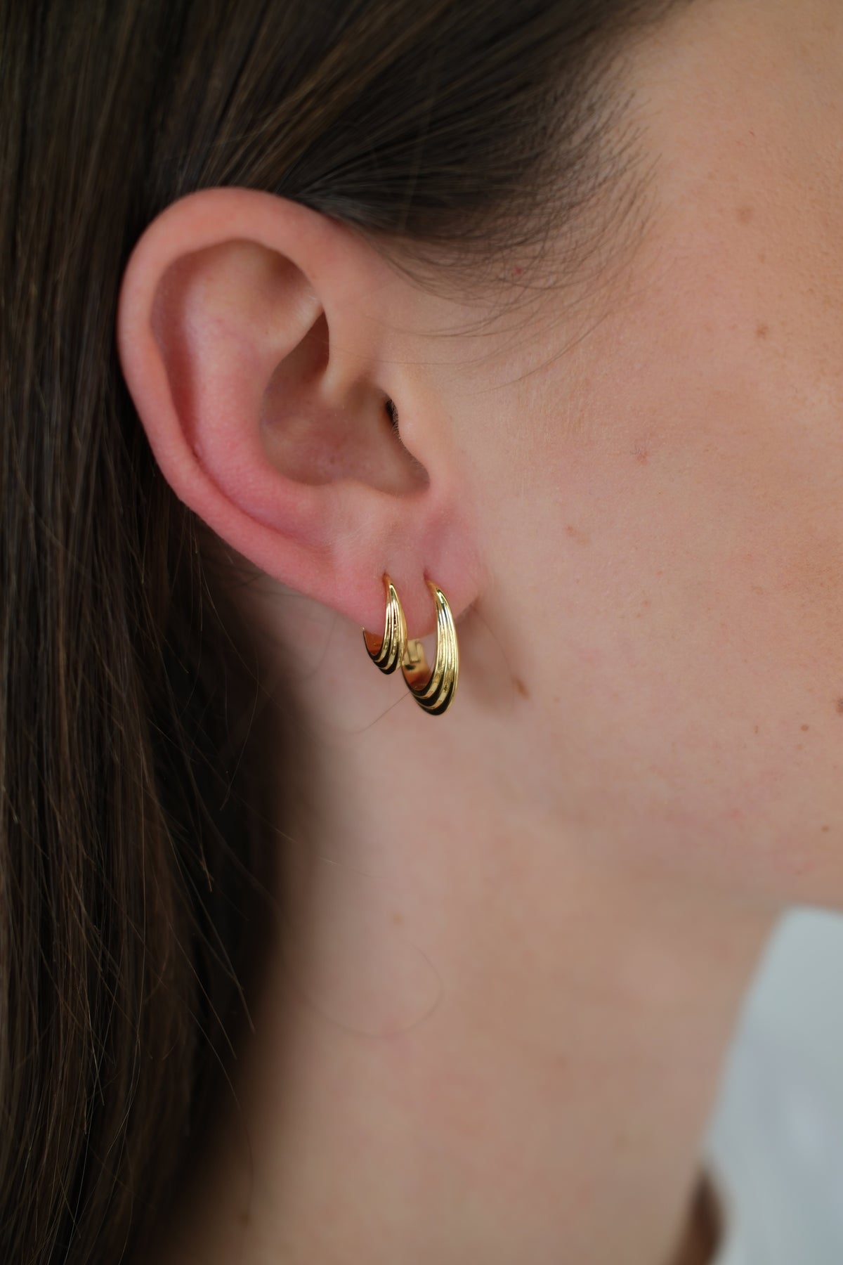 Zafino  Marley Hoop Small | Gold Small