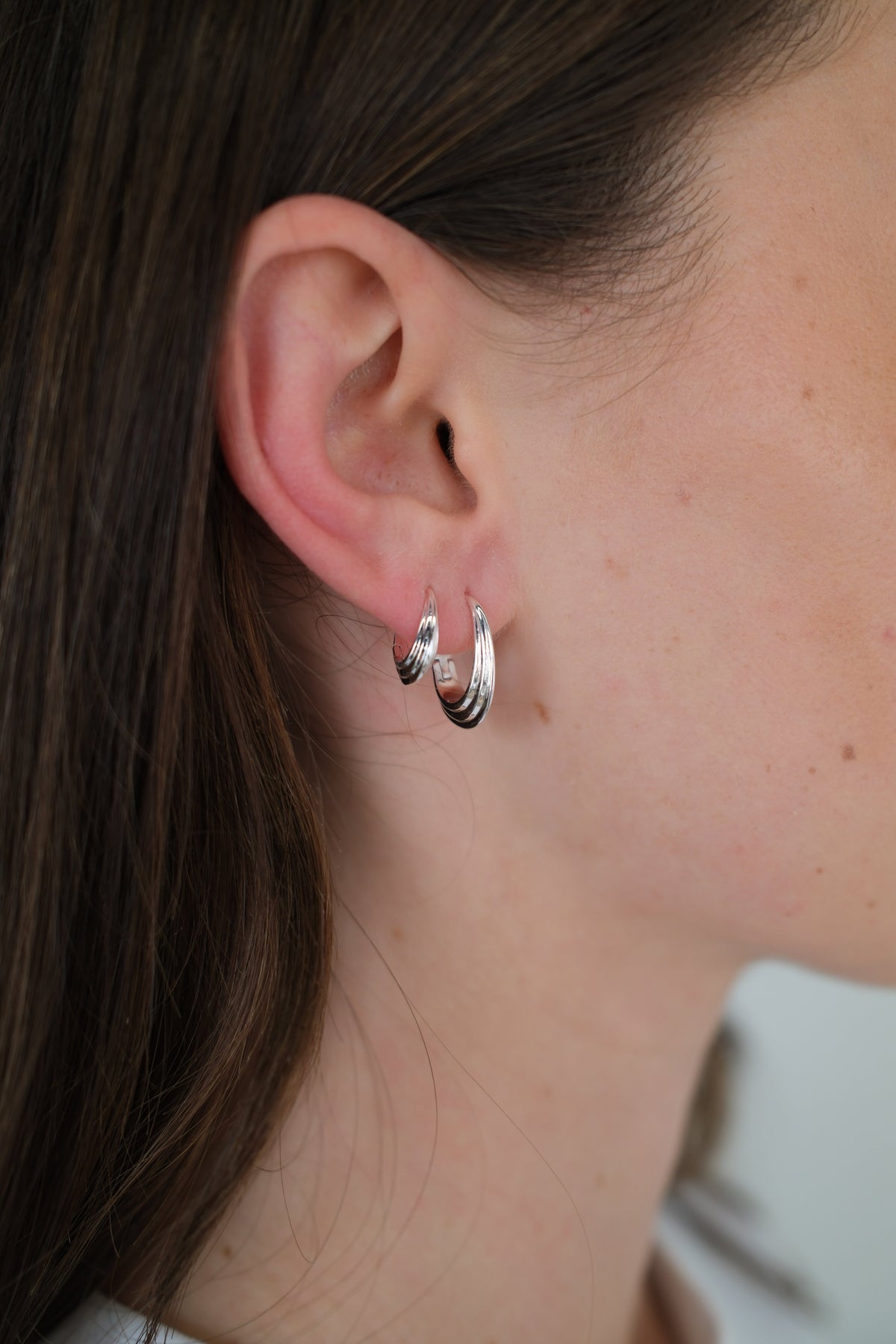 Zafino  Marley Hoop Small | Silver Small