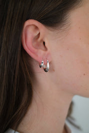 Zafino  Marley Hoop Small | Silver Small