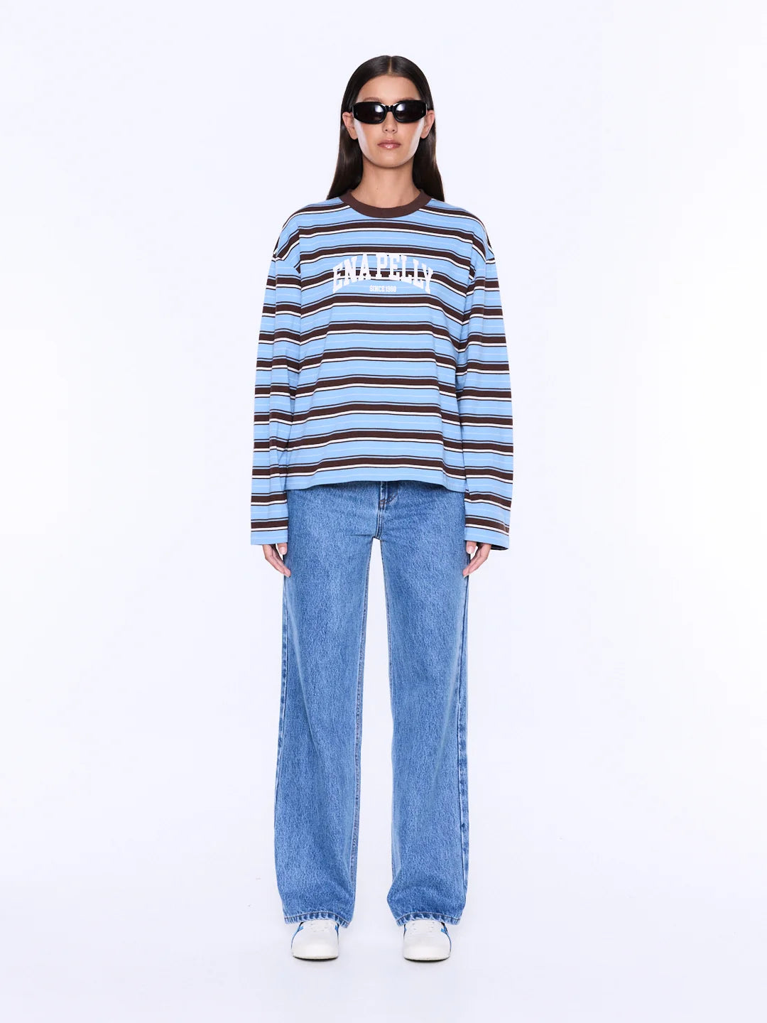 Ena Pelly Maria Boxy Long Sleeve Tee | Monroe