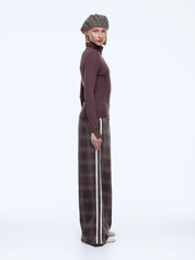 Ena Pelly Chevvah Long Sleeve Top | Chocolate