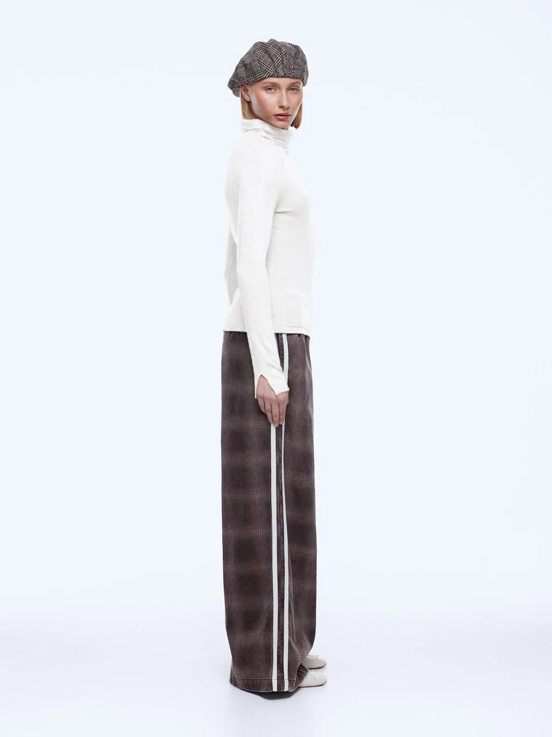 Ena Pelly Chevvah Long Sleeve Top | Vintage White