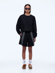 Ena Pelly Georgie Relaxed Long Sleeve Sweater | Black