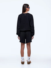 Ena Pelly Georgie Relaxed Long Sleeve Sweater | Black