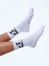 Ena Pelly Sports Socks | White