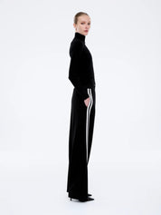 Ena Pelly Valentina Stripe Pant | Black Off White