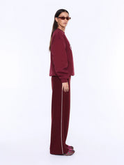 Ena Pelly Mila Oversized Sweater | Burgundy Ena Pelly
