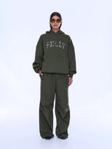 Ena Pelly Cassie Oversized Hoodie | Olive Pelly