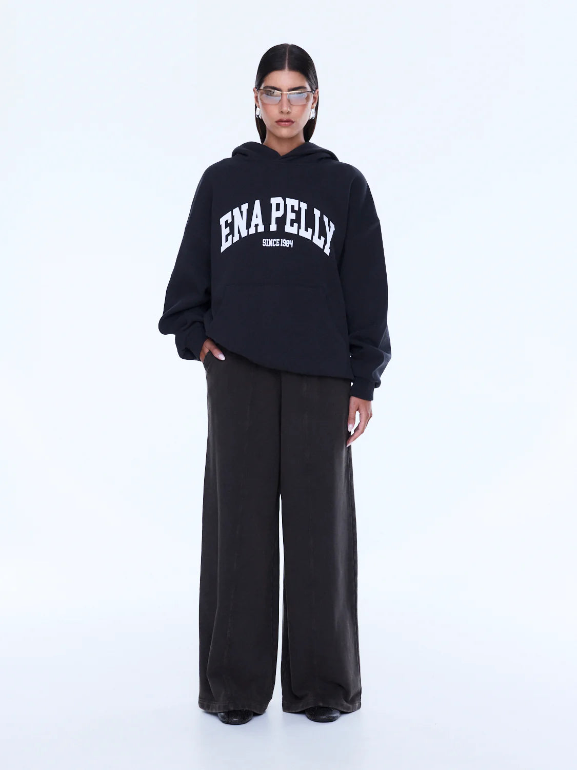 Ena Pelly Cassie Oversized Hoodie | Phantom