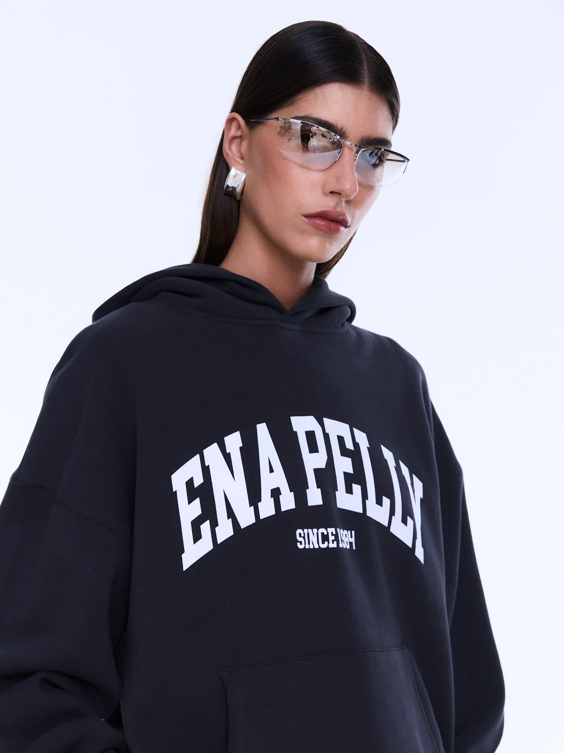Ena Pelly Cassie Oversized Hoodie | Phantom