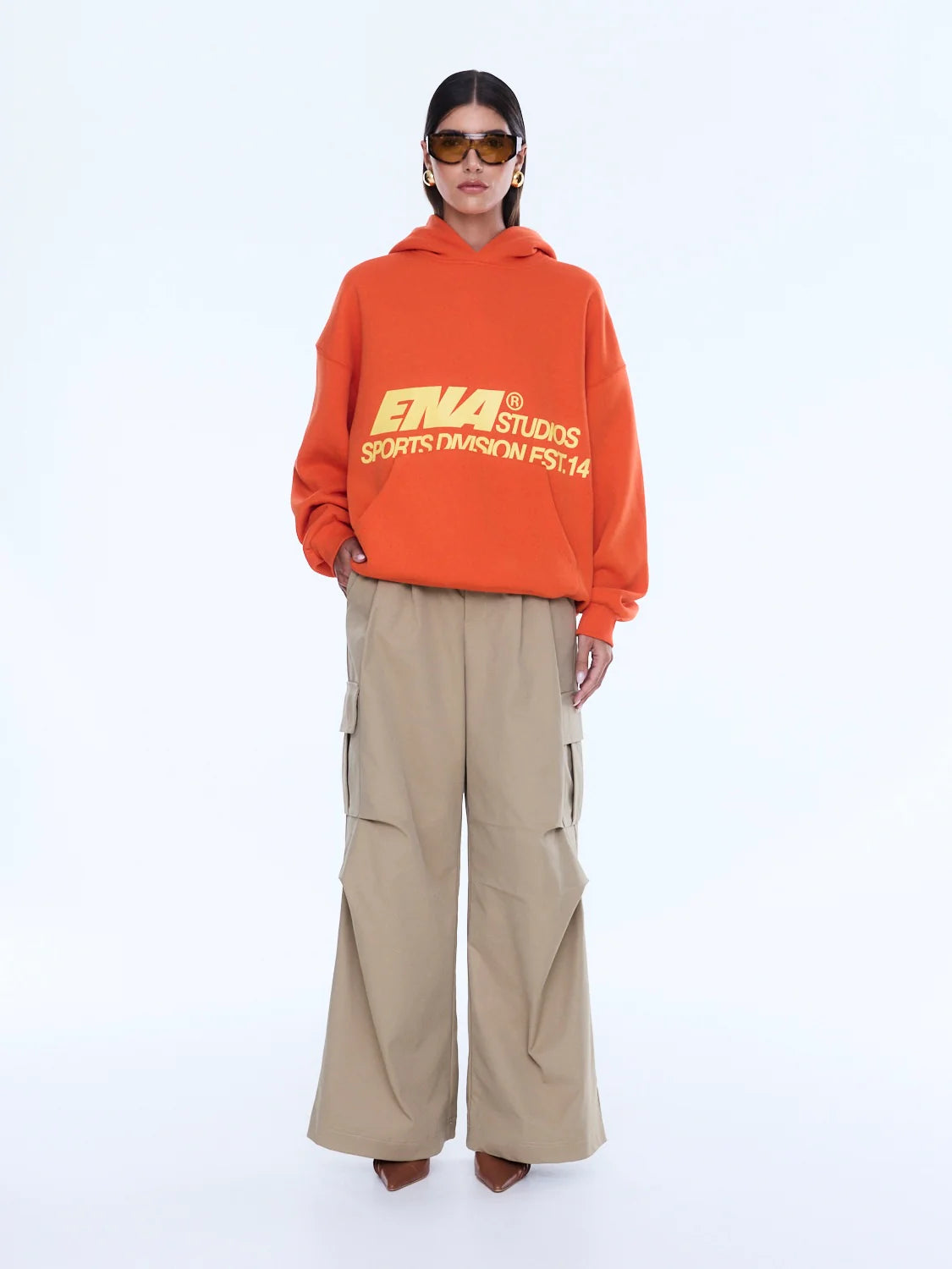 Ena Pelly Soliel Hoodie | Burnt Orange
