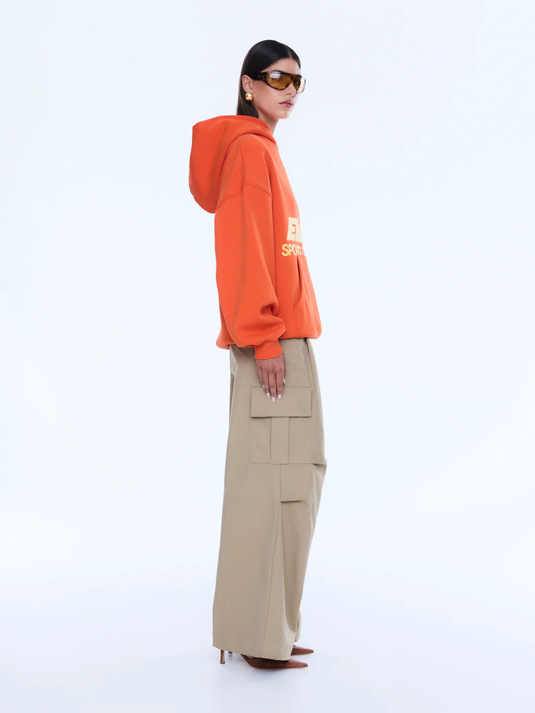 Ena Pelly Soliel Hoodie | Burnt Orange