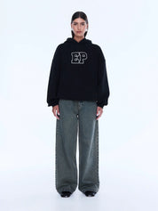 Ena Pelly Cassie Oversized Hoodie | Black