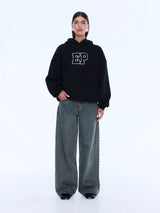 Ena Pelly Cassie Oversized Hoodie | Black