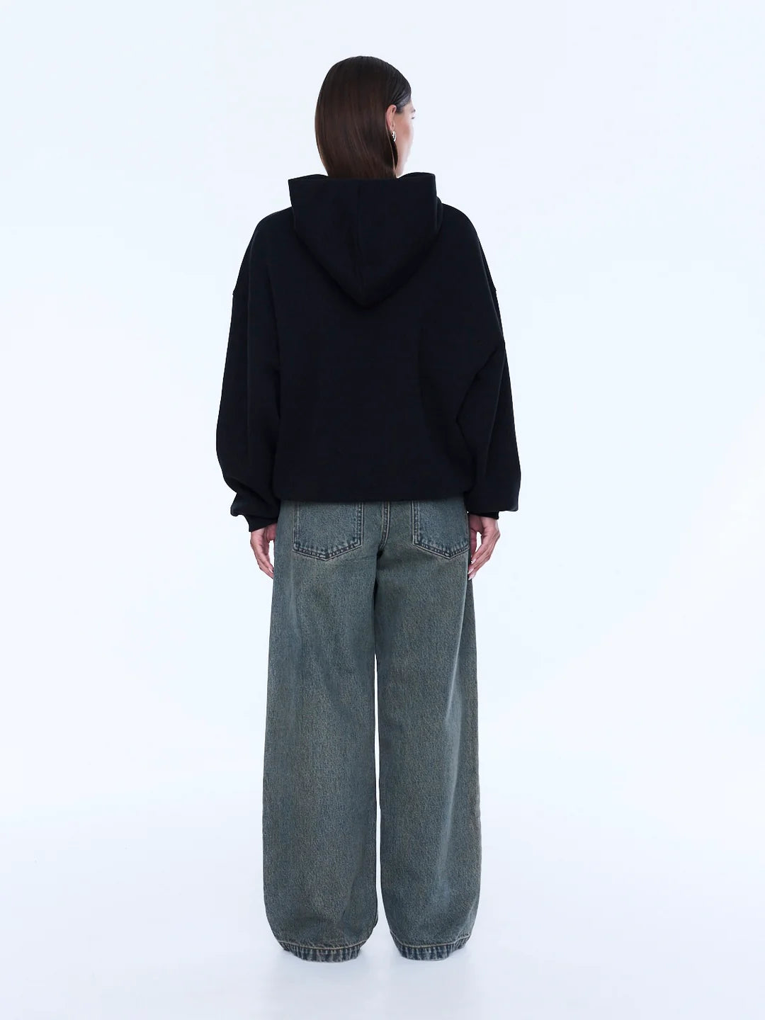 Ena Pelly Cassie Oversized Hoodie | Black